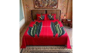 Special Offer Rayon Bedsheet Hand Painted Originally by Balinese Artisans
